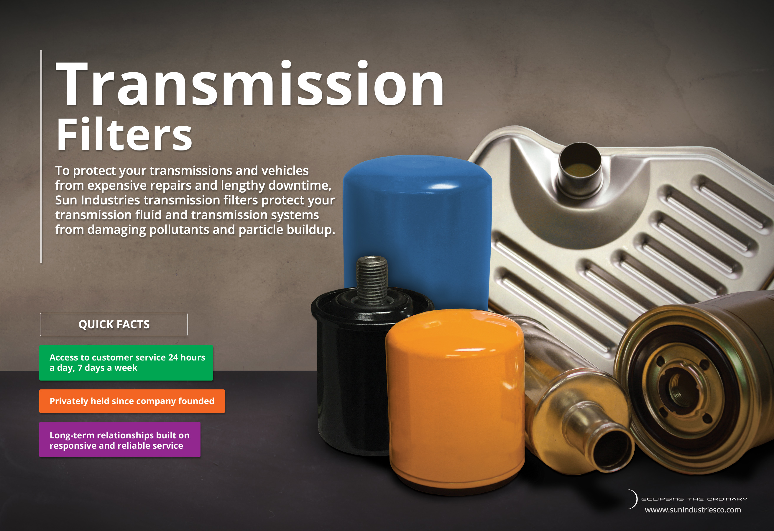 Transmission Filters Page